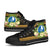 Yap State High Top Shoes - Polynesian Gold Patterns Collection - Polynesian Pride