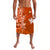 Hawaii Lavalava Polynesian Orange Sea Turtle Honu and Map LT13 Orange - Polynesian Pride