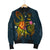 Niue Polynesian Men's Bomber Jacket - Legend of Niue (Blue) - Polynesian Pride