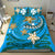 Wallis and Futuna Bedding Set - Spring Style Blue Color - Polynesian Pride