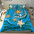 Samoa Bedding Set - Spring Style Blue Color - Polynesian Pride