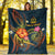 Vanuatu Polynesian Personalised Premium Blanket - Legend of Vanuatu (Blue) - Polynesian Pride