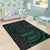 Palau Polynesian Area Rug - Green Tribal Wave - Polynesian Pride