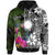 Marshall Islands Custom Hoodie Turtle Plumeria Banana Leaf Unisex Black - Polynesian Pride