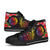 French Polynesia High Top Shoes - Tropical Hippie Style - Polynesian Pride