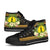 New Caledonia High Top Shoes - Polynesian Gold Patterns Collection - Polynesian Pride