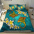 Northern Mariana Islands Polynesian Bedding Set - Manta Ray Ocean Blue - Polynesian Pride