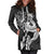 Polynesian Shark Tattoo Hawaii Tribal Hoodie Dress - LT12 - Polynesian Pride