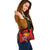 Hawaii Polynesian Custom Personalised Shoulder Handbag - Floral With Seal Red - Polynesian Pride