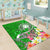 Fiji Area Rug - Turtle Plumeria (Green) - Polynesian Pride