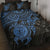 Kosrae Polynesian Quilt Bed Set - Blue Turtle Blue - Polynesian Pride