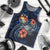 Tonga Polynesian Men Tank Top - Blue Turtle Hibiscus - Polynesian Pride