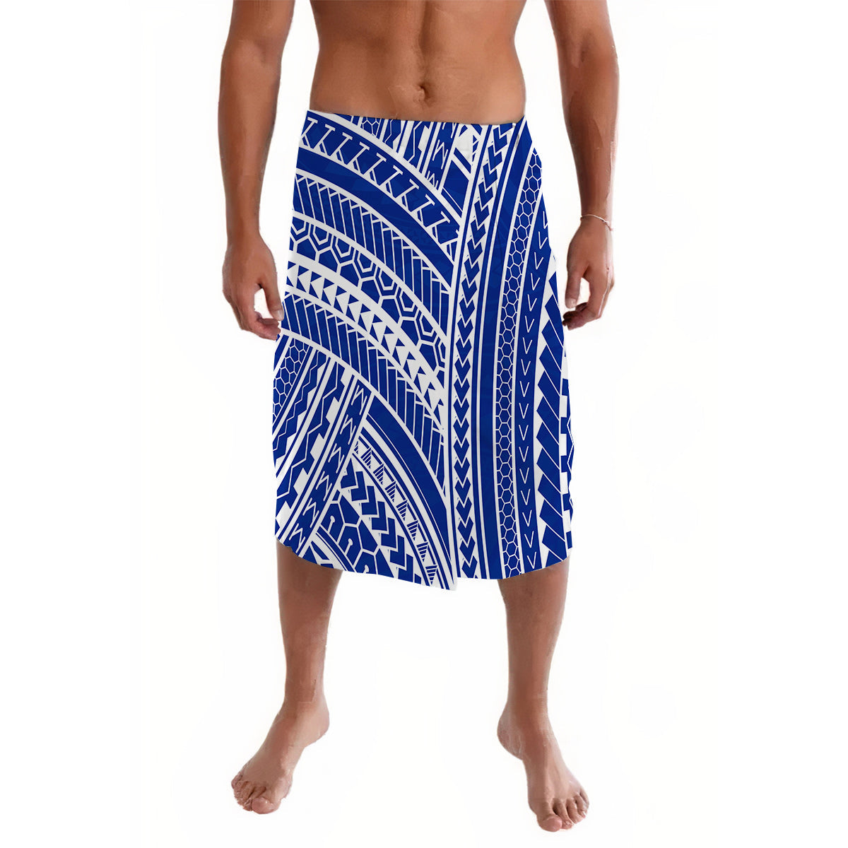 Polynesian Lavalava Simple Ver.01 Blue LT13 Blue - Polynesian Pride