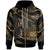 Samoa Polynesian Custom Zip Hoodie Polynesian Tattoo Gold Version Unisex Gold - Polynesian Pride