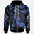 Pohnpei Polynesian Custom Zip Hoodie Polynesian Tattoo Blue Version Unisex Blue - Polynesian Pride