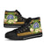 Northern Mariana Islands High Top Shoes - Polynesian Gold Patterns Collection - Polynesian Pride