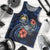 Nauru Polynesian Men Tank Top - Blue Turtle Hibiscus - Polynesian Pride