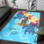 Vanuatu Area Rug - Custom Personalised Tropical Style - Polynesian Pride