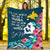 (Custom Personalised) Papua New Guinea Mothers Day With Green Turtle Blanket - LT12 - Polynesian Pride