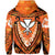 Hawaii Hoodie Orange Lanai Hawaiian Zip Hoodie - Polynesian Pride