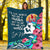 (Custom Personalised) Tahiti Mothers Day With Green Turtle Blanket - LT12 - Polynesian Pride