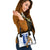 Guam Shoulder Handbag - Chamorro With Puntan Blue Color - Polynesian Pride