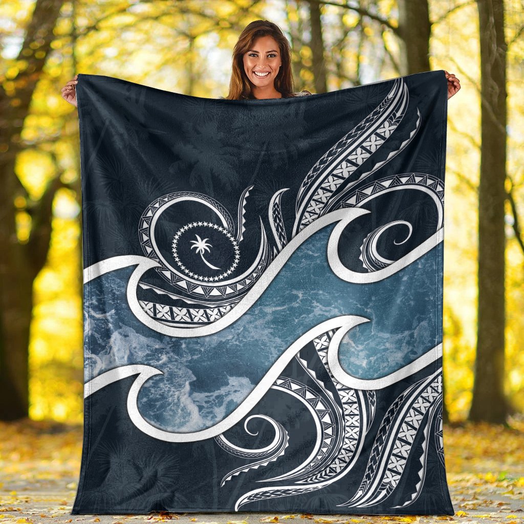 Chuuk Islands Polynesian Premium Blanket - Ocean Style - Polynesian Pride