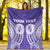 Cook Islands Rarotonga Blanket - Purple Tribal Pattern - LT12 - Polynesian Pride