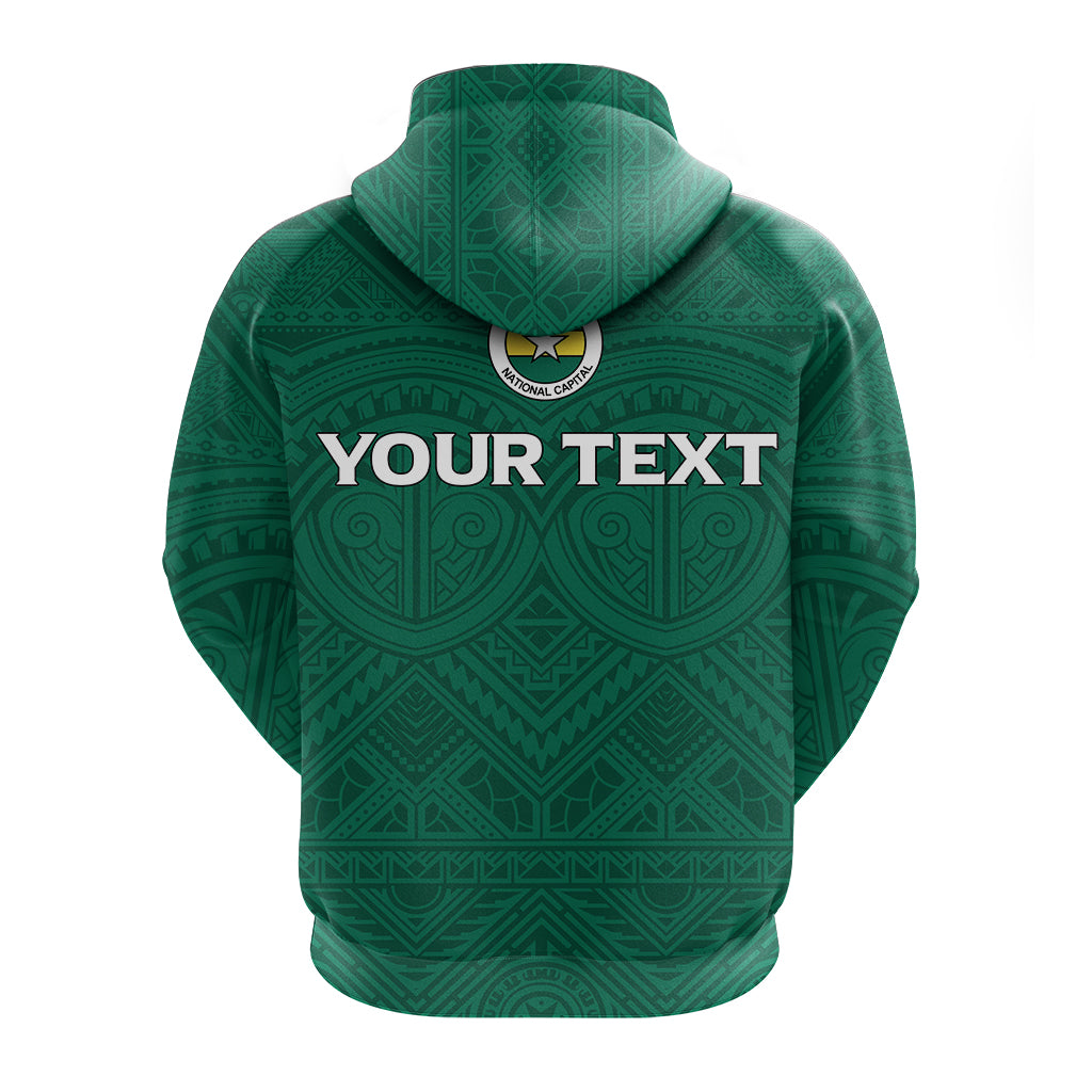 Custom Solomon Islands Honiara Hoodie Tribal Pattern LT12 - Polynesian Pride