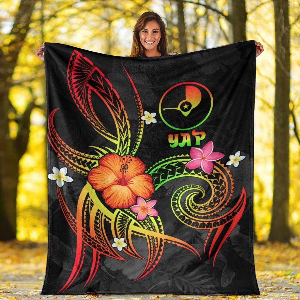 YAP Polynesian Premium Blanket - Legend of YAP (Reggae) - Polynesian Pride