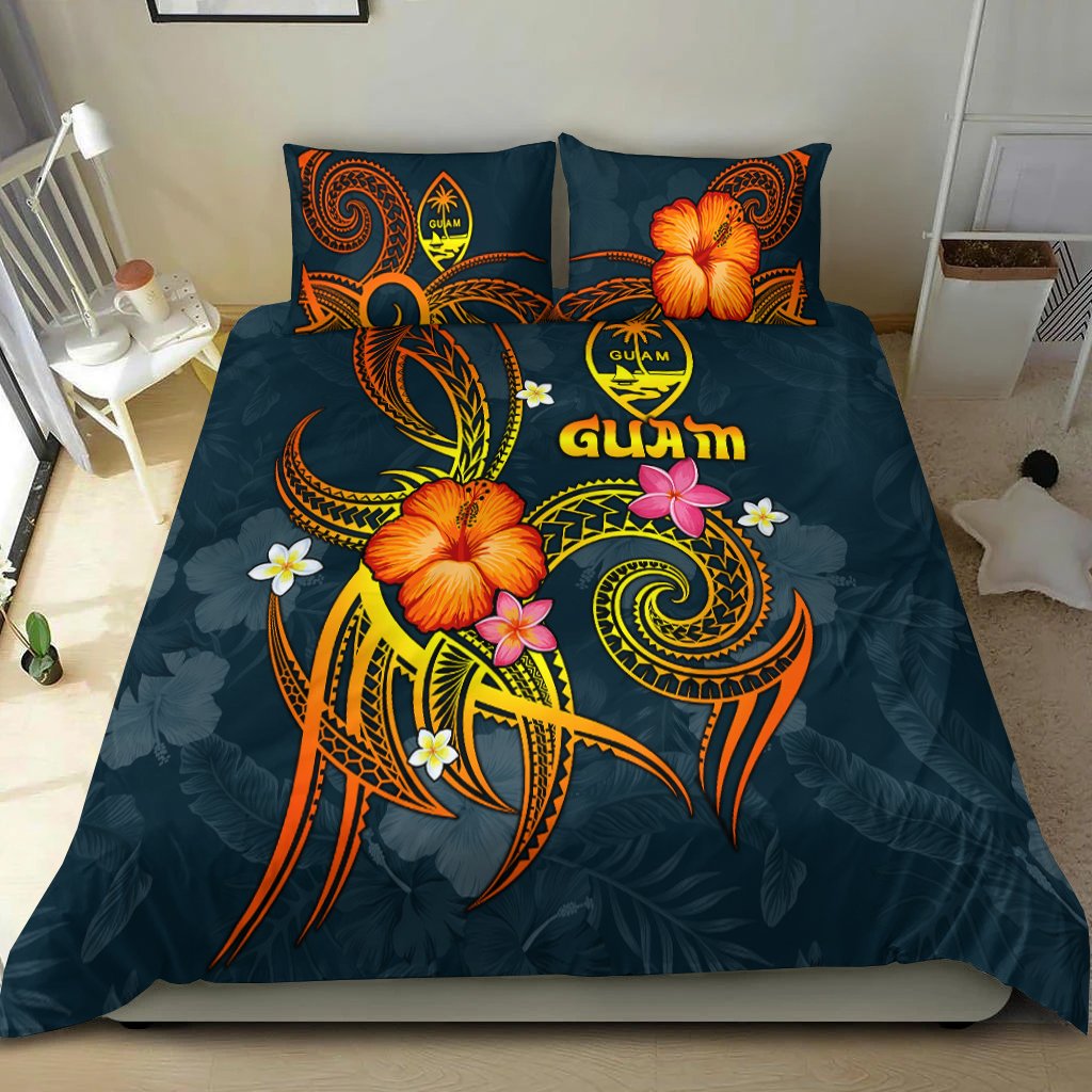 Guam Polynesian Bedding Set - Legend of Guam (Blue) Blue - Polynesian Pride