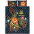 Vanuatu Polynesian Quilt Bed Set - Legend of Vanuatu (Blue) - Polynesian Pride