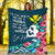 (Custom Personalised) Hawaii Mothers Day With Green Turtle Blanket - LT12 - Polynesian Pride