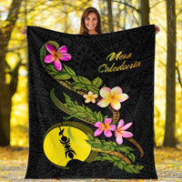 New Caledonia Polynesian Blanket - Plumeria Tribal - Polynesian Pride