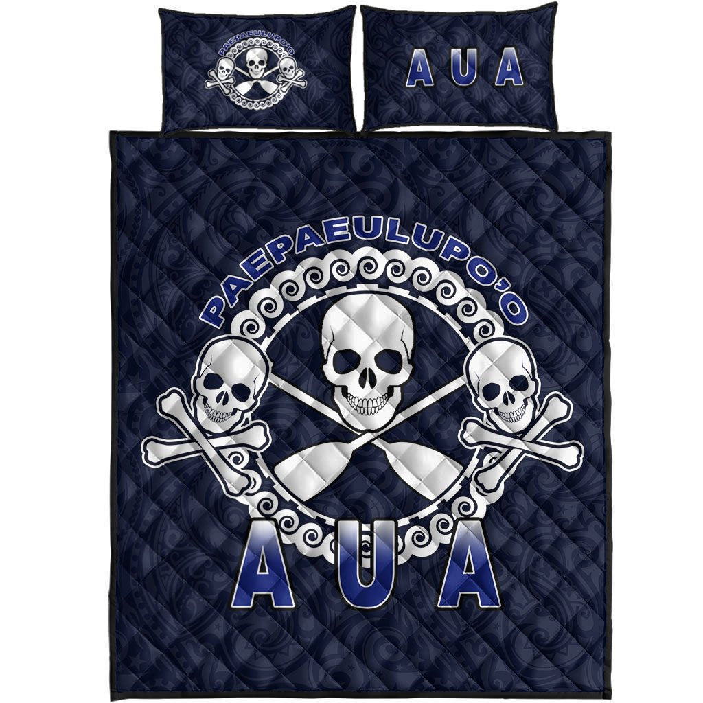 American Samoa Quilt Bed Set - Paepaeulupo'o Aua - Polynesian Pride