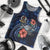 Vanuatu Polynesian Men Tank Top - Blue Turtle Hibiscus - Polynesian Pride