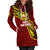 Tonga Vava'u High School Tongan Patterns Hoodie Dress - LT12 - Polynesian Pride