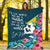 (Custom Personalised) Tokelau Mothers Day With Green Turtle Blanket - LT12 - Polynesian Pride