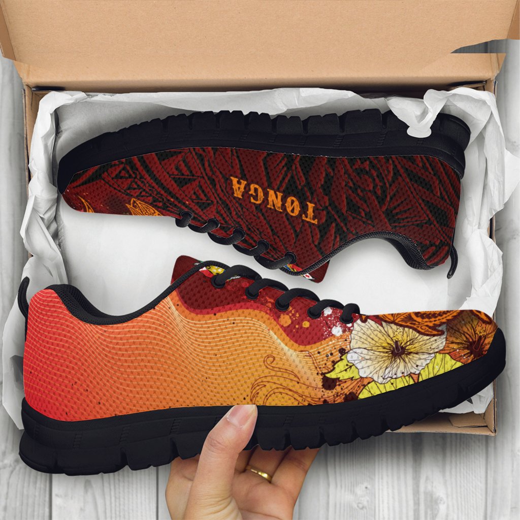 Tonga Sneakers - Tribal Tuna Fish - Polynesian Pride