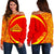 Hawaiian Mauna Kea Polynesian Women's Off Shoulder Sweater - Circle Style Art - Polynesian Pride