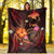 Papua New Guinea Polynesian Premium Blanket - Legend of Papua New Guinea (Red) - Polynesian Pride