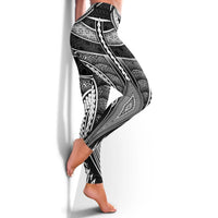 Polynesian Legging - Guam Symbols With Poly Patterns - Polynesian Pride