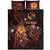 Tonga Polynesian Quilt Bed Set - Legend of Tonga (Red) - Polynesian Pride