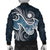 Northern Mariana Islands Polynesian Men's Bomber Jacket - Ocean Style - Polynesian Pride