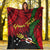 Papua New Guinea Simbu Province Polynesian Custom Personalised Blanket - Tribal Wave Tattoo - Polynesian Pride