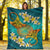 American Samoa Polynesian Blanket - Manta Ray Ocean - Polynesian Pride