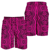Polynesian Symmetry Pink Men's Short Men's Shorts Pink - Polynesian Pride