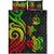 Vanuatu Quilt Bed Set - Reggae Tentacle Turtle - Polynesian Pride