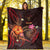 Niue Polynesian Premium Blanket - Legend of Niue (Red) - Polynesian Pride