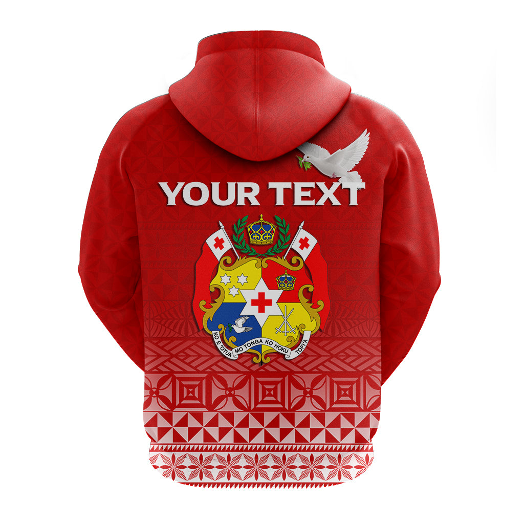 Custom Tonga Eua Zip Hoodie Tongan Pattern LT12 - Polynesian Pride